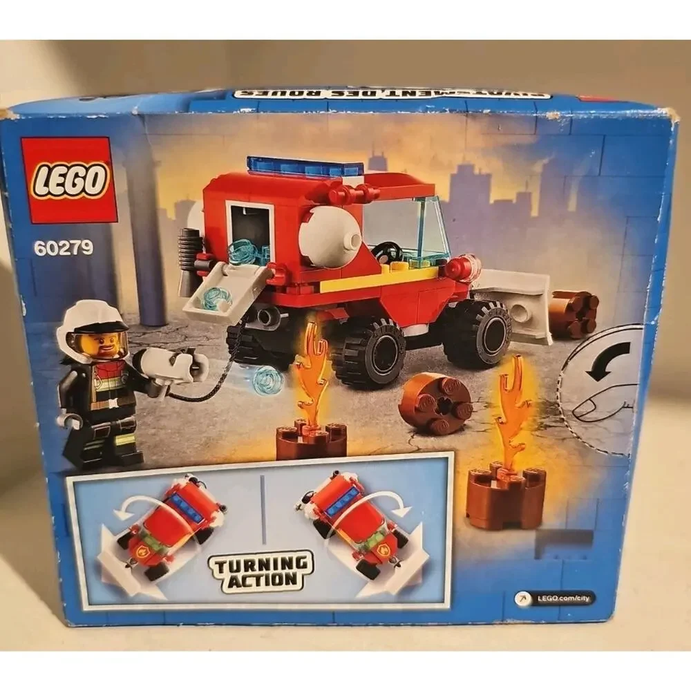 LEGO City Fire Hazard Truck 60279 Building Kit (87 Pieces) New Sealed in Box